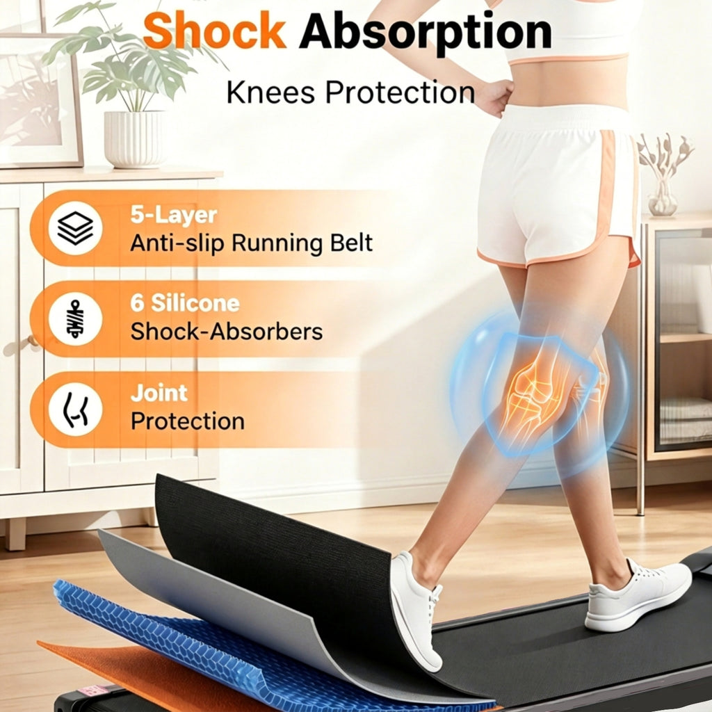 YZRUN Walking Pad with 12% Auto Incline, 2 in 1 Folding Treadmill for Home with Handle Bar, 350 LBS Capacity,3.5HP Quiet Brushless Motor