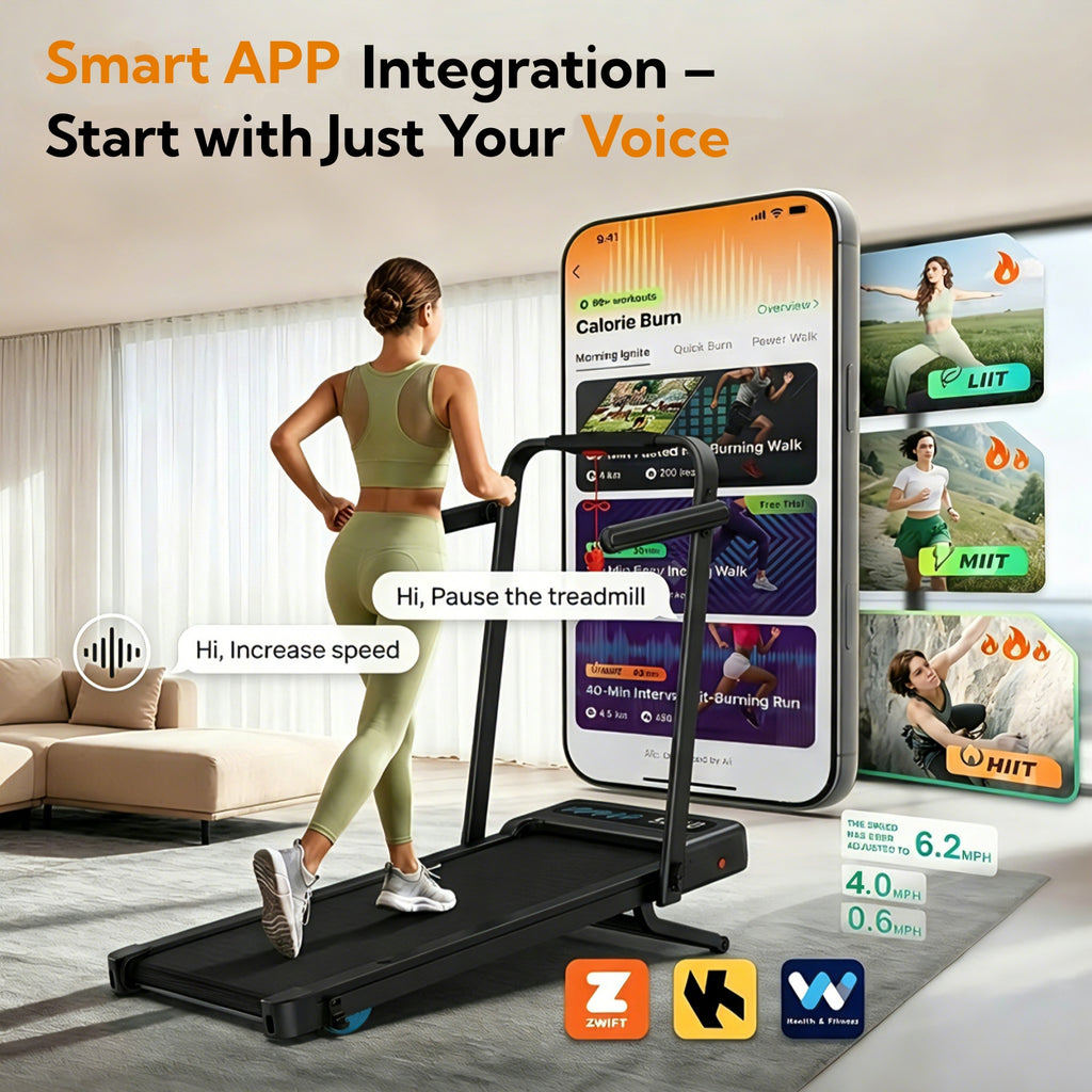 YZRUN Walking Pad with 12% Auto Incline, 2 in 1 Folding Treadmill for Home with Handle Bar, 350 LBS Capacity,3.5HP Quiet Brushless Motor